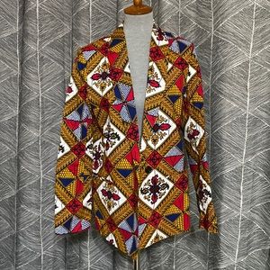 D’iyanu MULTICOLOR Blazer, size L